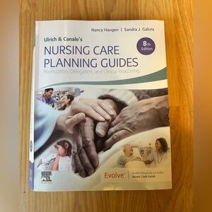 Nursing Care Planning Guides Book - White and Blue Cover